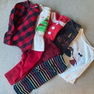12 Months Girls Christmas Bundle